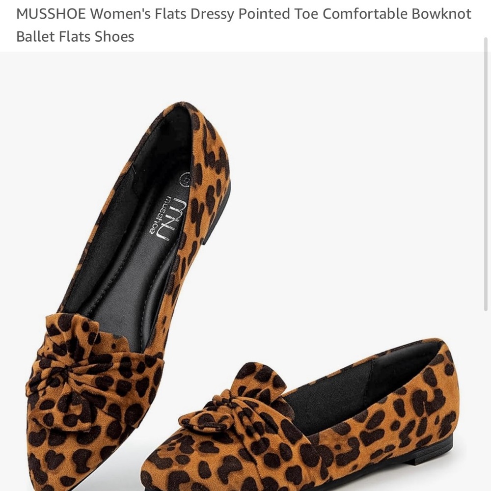 Women's Leopard Print Flats
